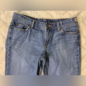 X2 Denim Laboratory 10W Flare Leg Blue Jeans Cotton blend